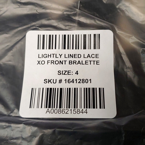 ❤️NWT VINTAGE TORRID BRA - LIGHTLY LINED - LACE - XO FRONT BRALETTE - PLUS SIZE - Picture 9 of 11